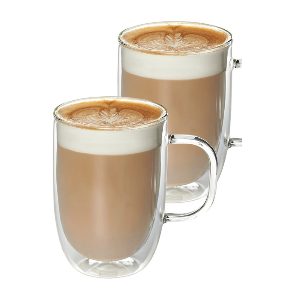 Pyrex Double Wall Glass Mug Twin Pack 350ml Kitchenware Australia