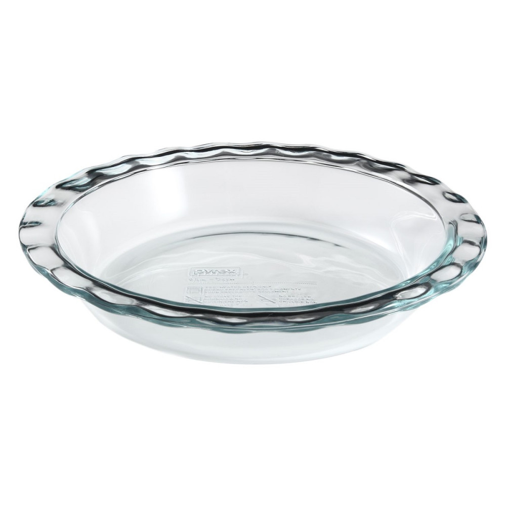 Glass Baking Dish Pyrex Easy Grab Pie Plate 24cm Home