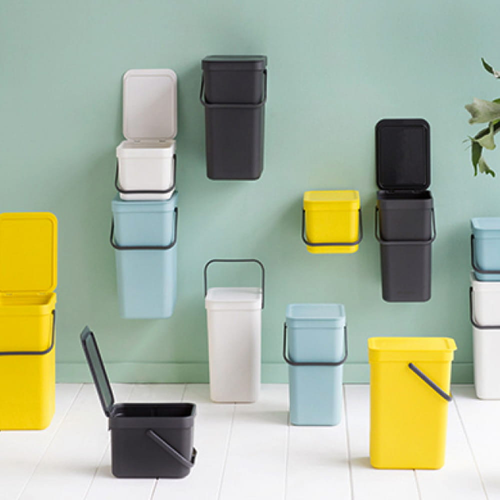 Brabantia Waste Bin Sort & Go 6L Grey Kitchenware Australia