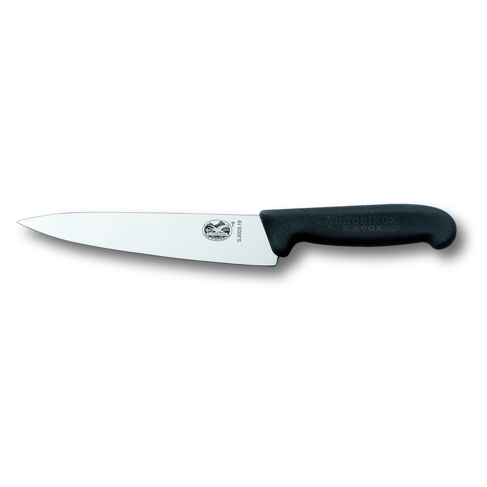 Victorinox Fibrox Cook's Carving Knife 19cm Black