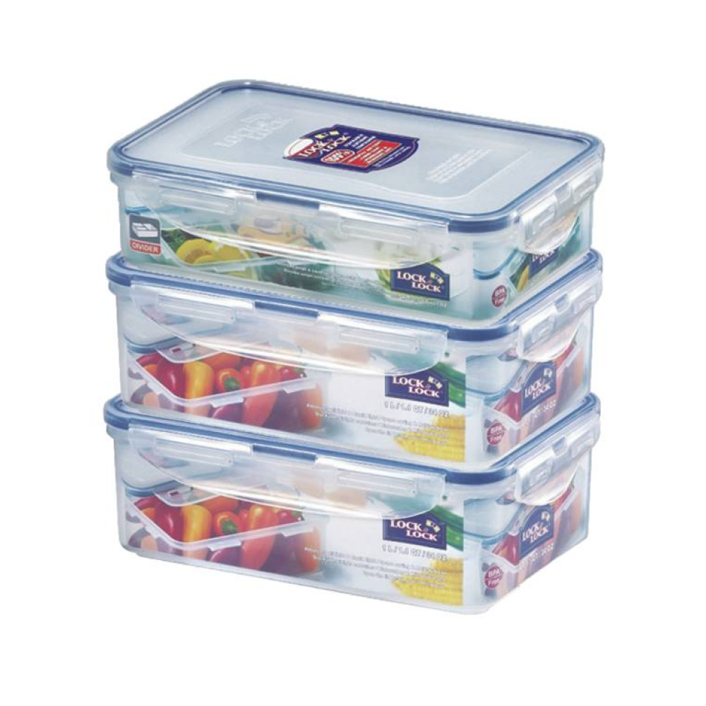 Lock & Lock Classic Container Set of 3 HPL817SP3 Kitchenware Australia
