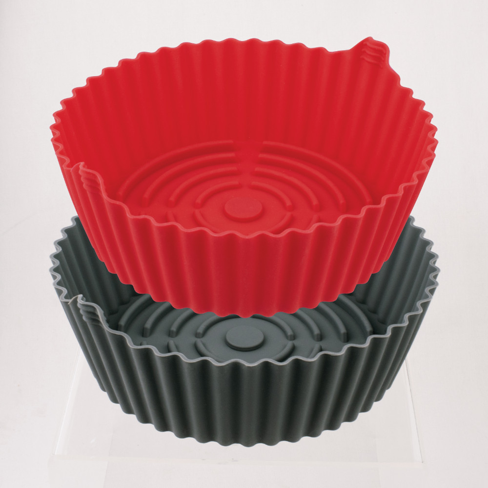 Avanti Airfryer Round Silicone Insert 20x7.5cm Set of 2 Small