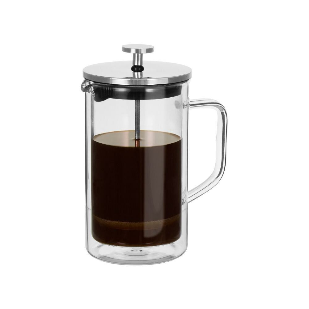 Avanti Double Wall Coffee Plunger Borosilicate Glass & Stainless Steel