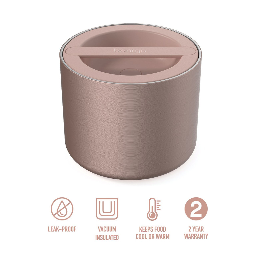 Bentgo Stainless Steel Insulated Food Container Rose Gold Kitchenware