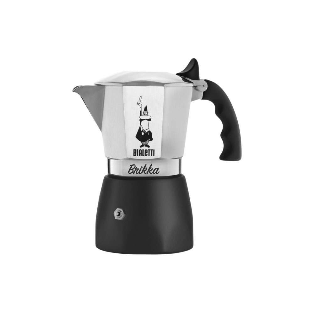 Bialetti Brikka Espresso Maker 4 Cup Silver
