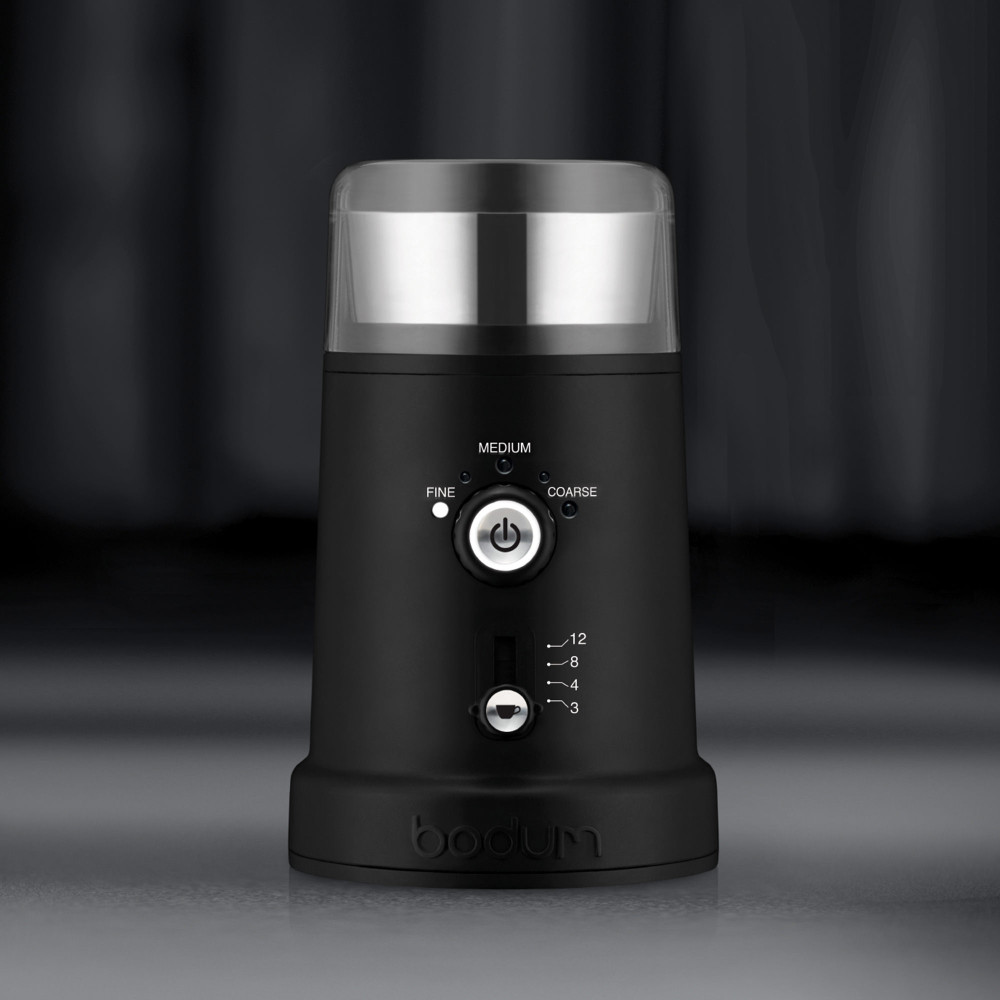 Bodum Bistro Electric Adjustable Blade Coffee Grinder Black