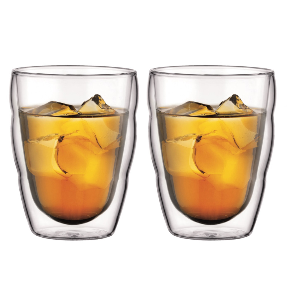 Bodum Pilatus Double Wall Glass Set of 2 250ml