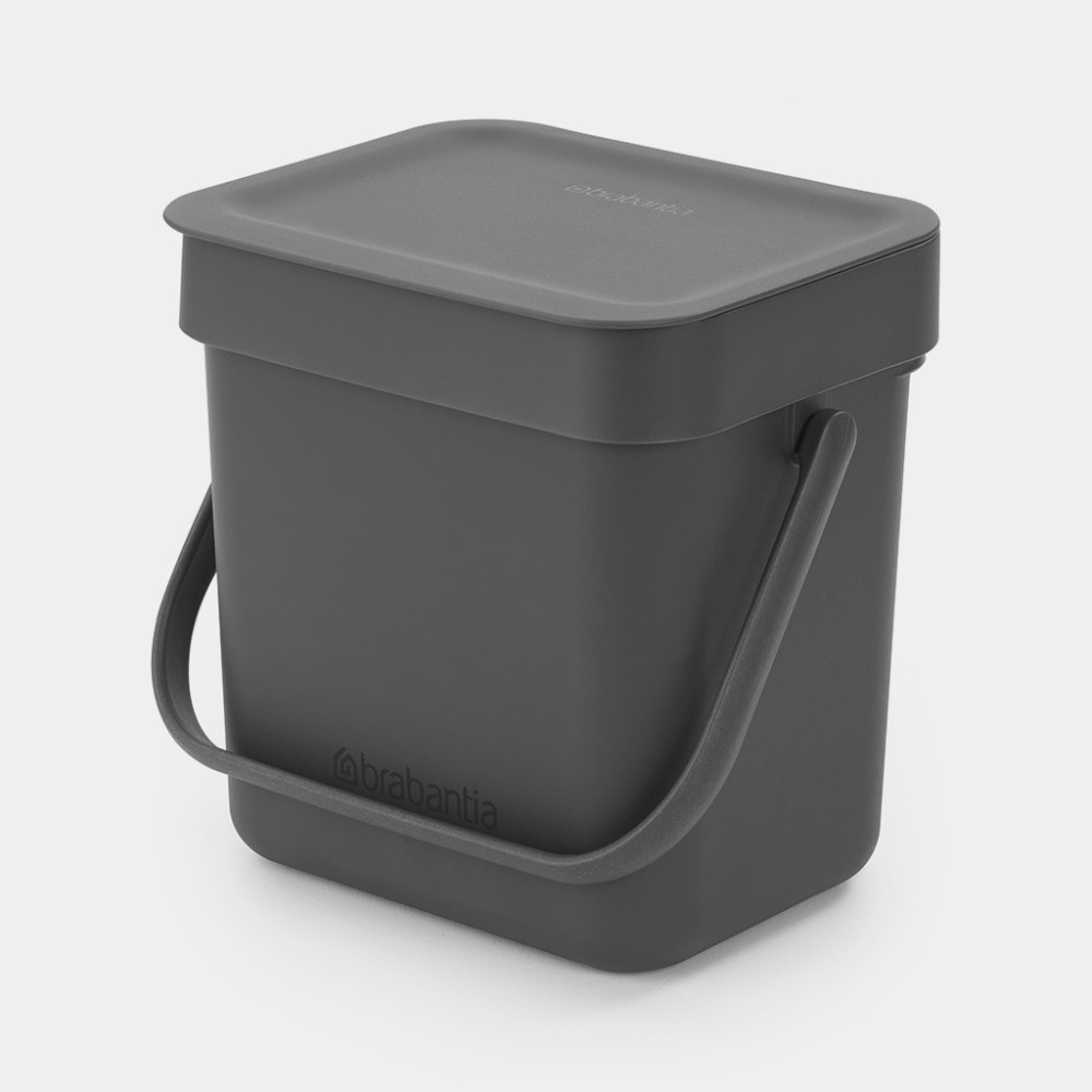 Brabantia Waste Bin Sort & Go 3L Grey