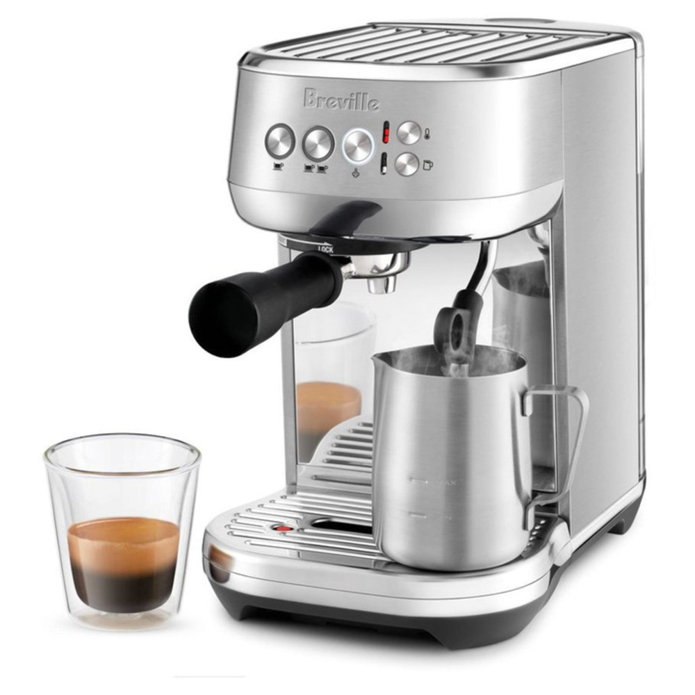 Breville The Bambino Plus Espresso Machine Silver Kitchenware Australia
