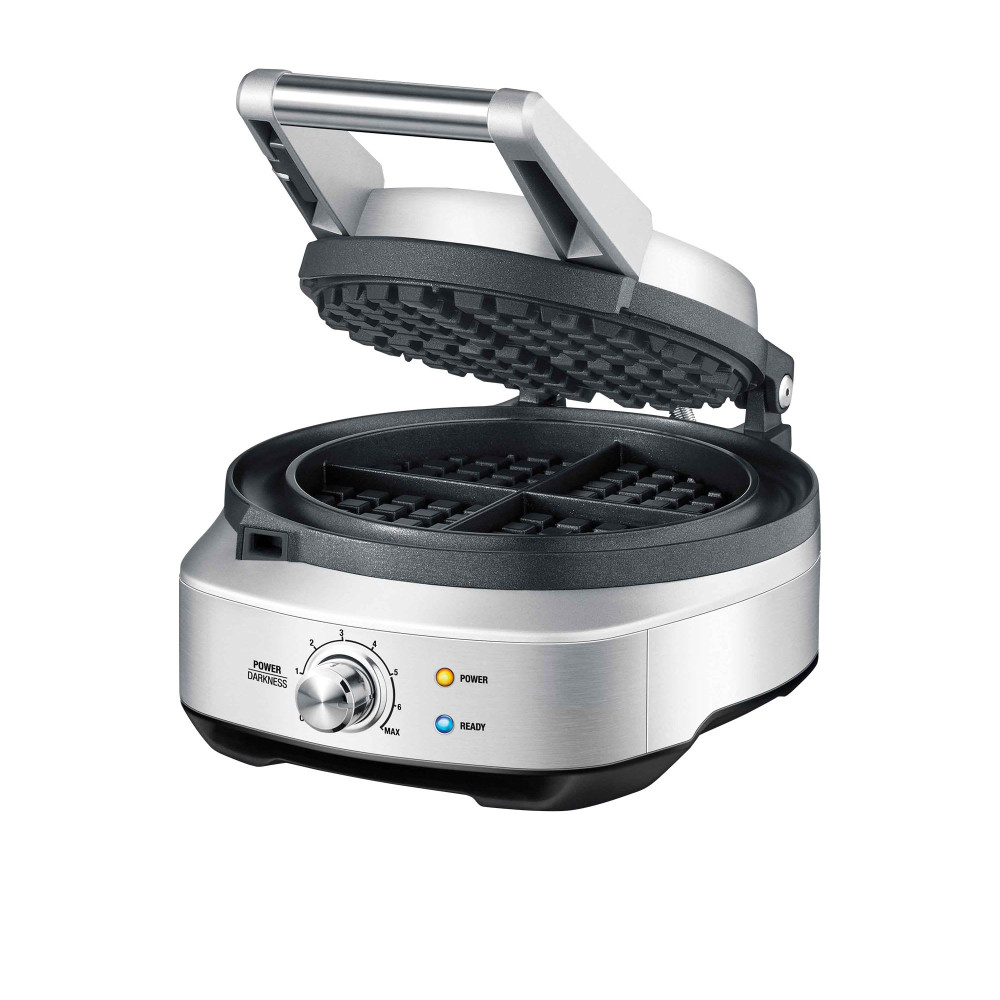 Breville The No Mess Waffle Maker Brushed Stainless Steel Kitchenware