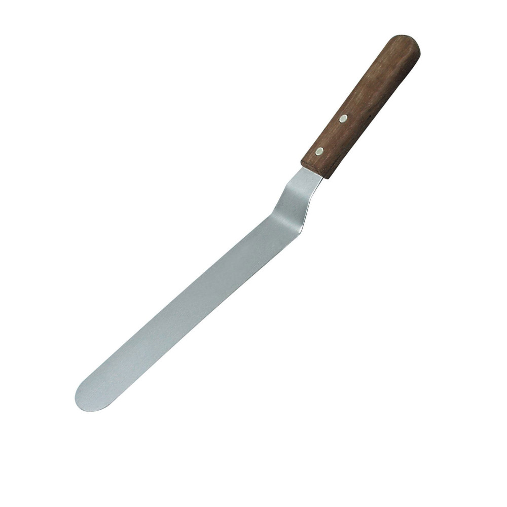 Chef Inox Offset Spatula with Wood Handle 25cm
