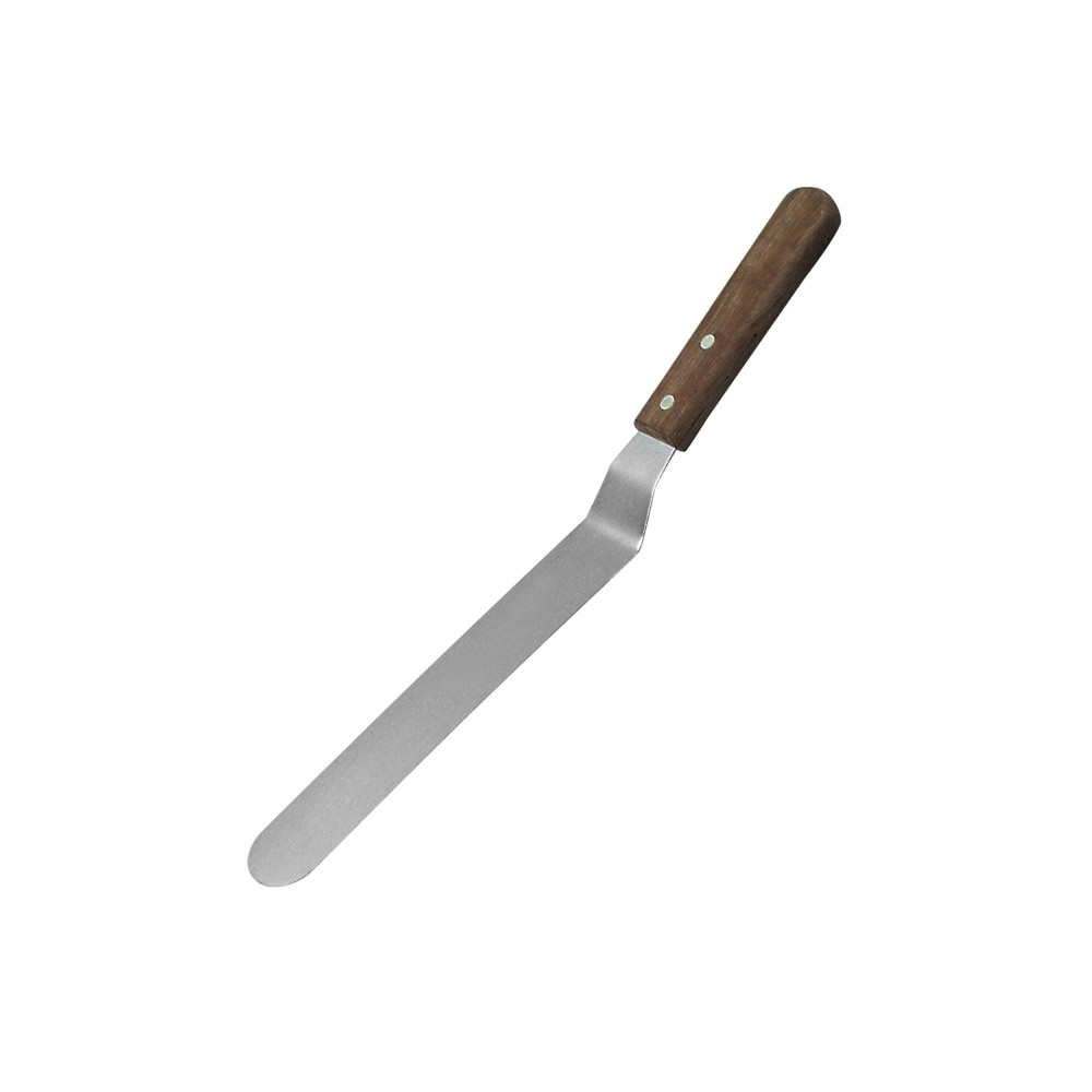 Chef Inox Offset Spatula with Wood Handle 15cm