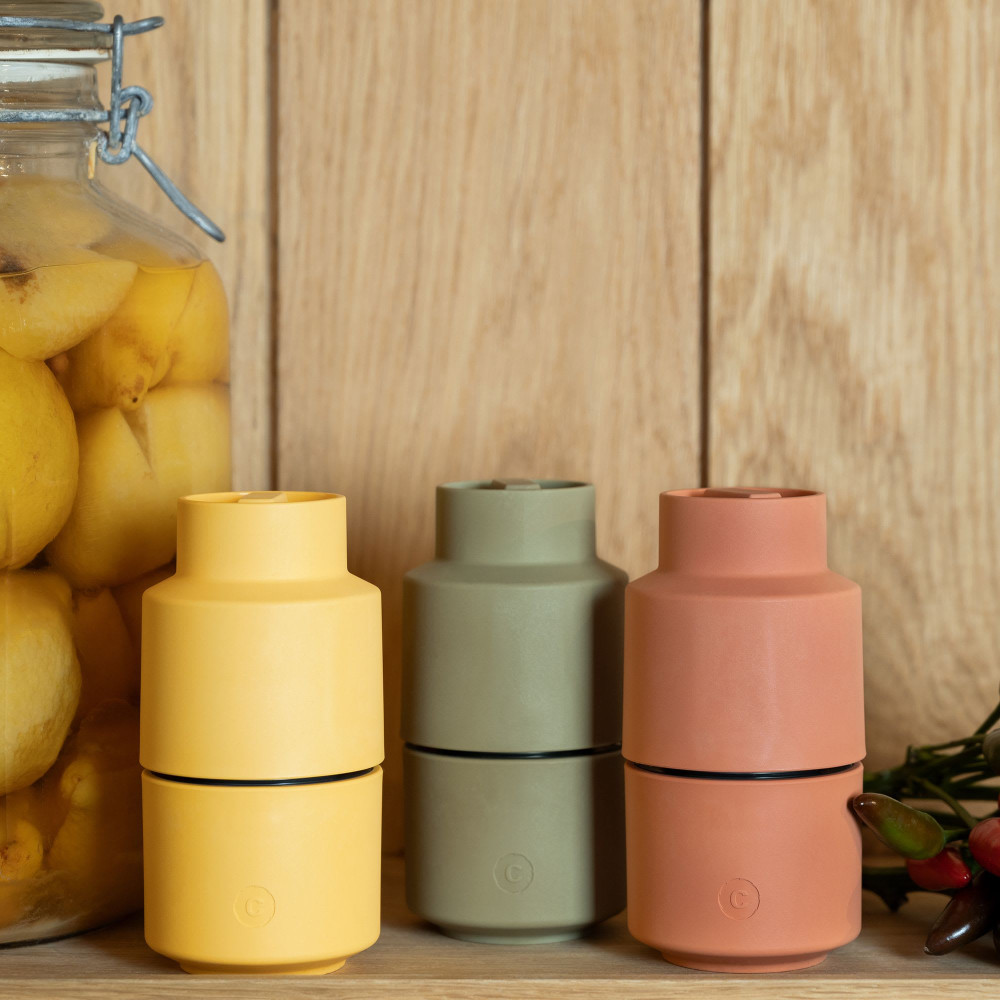 CrushGrind Billund Salt, Pepper and Spice Mill Sage Kitchenware Australia