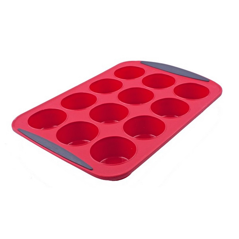 Daily Bake Silicone Bakeware Muffin Pan 12 Cup