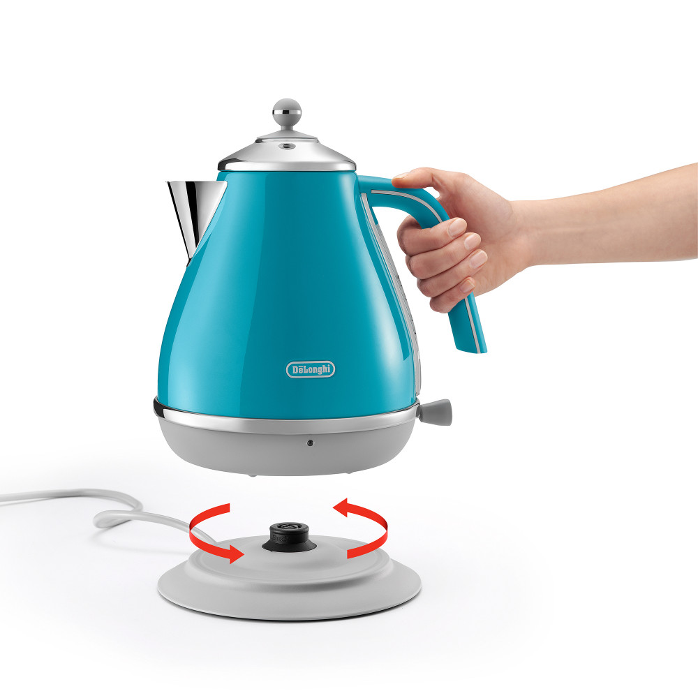 DeLonghi Icona Capitals KBOC2001AZ Kettle 1.7L Azure Kitchenware Australia