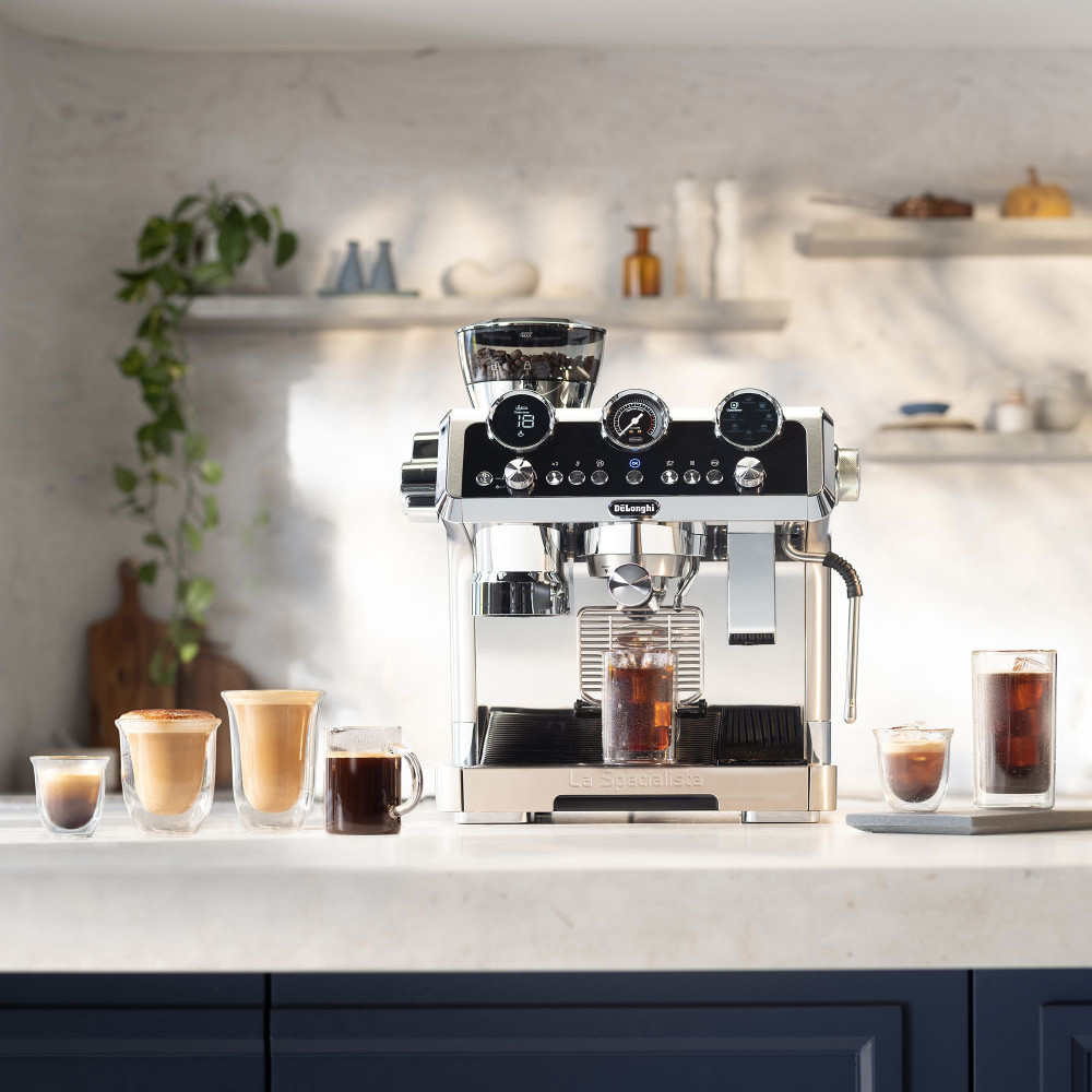 DeLonghi La Specialista Maestro EC9865 Manual Pump Coffee Machine Metal