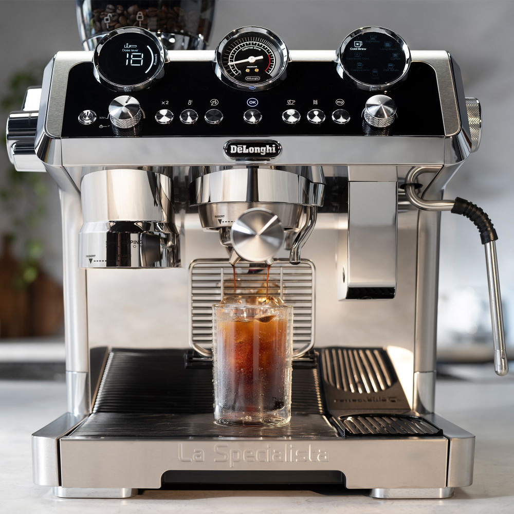 DeLonghi La Specialista Maestro EC9865 Manual Pump Coffee Machine Metal