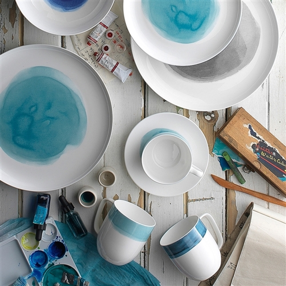 Ecology WaterColour Dinner Set 12pc Ocean Kitchenware Superstore