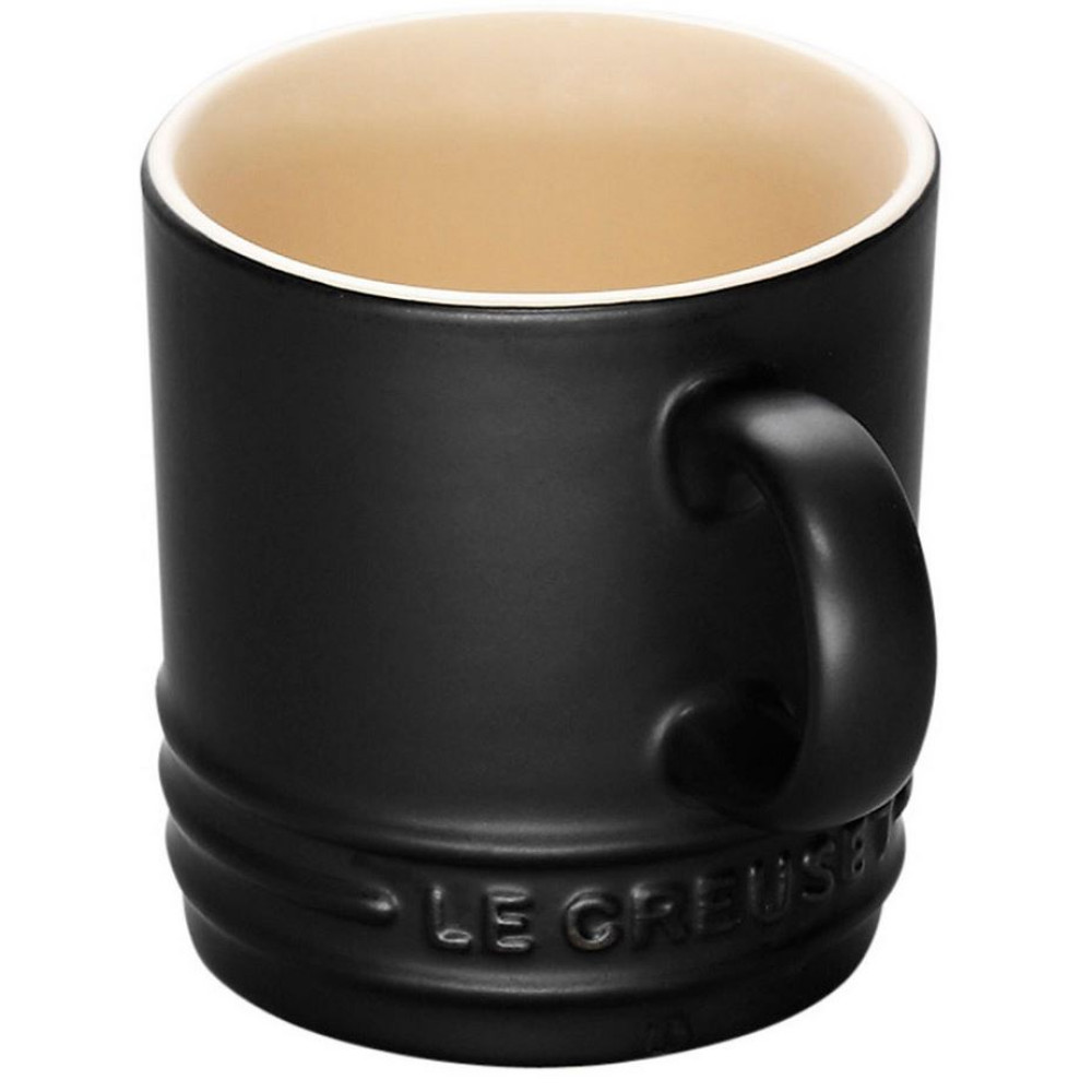 Le Creuset Stoneware Espresso Mug Satin Black