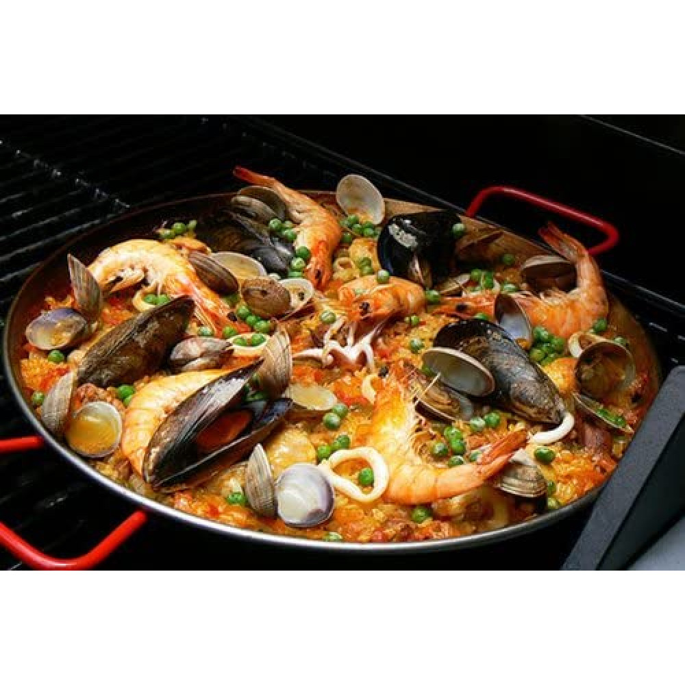 Paella Pan 28cmCSteelPolish Kitchenware Australia