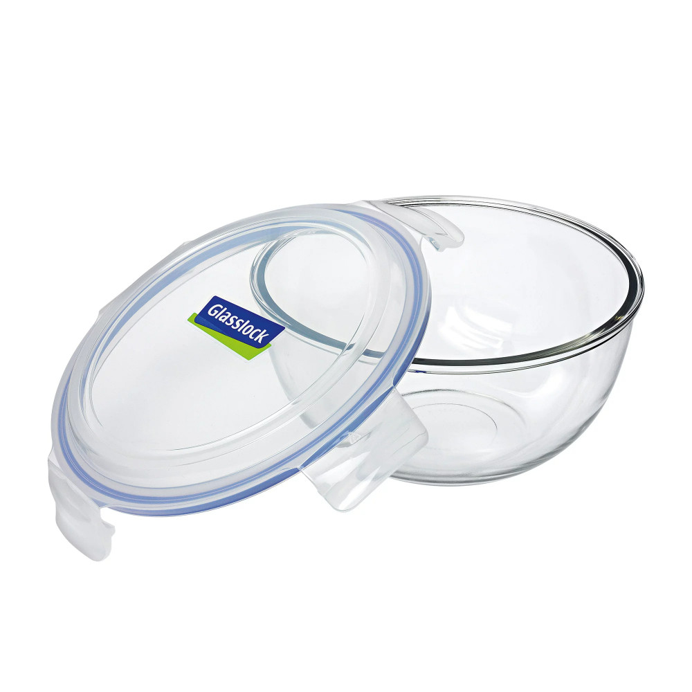 Glasslock Mixing & Storage Tempered Glass Bowl 2000ml Kitchenware