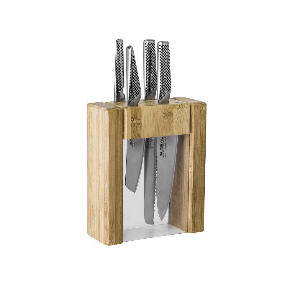 Global Ikasu V Knife Block Set 5 Piece Kitchenware Australia