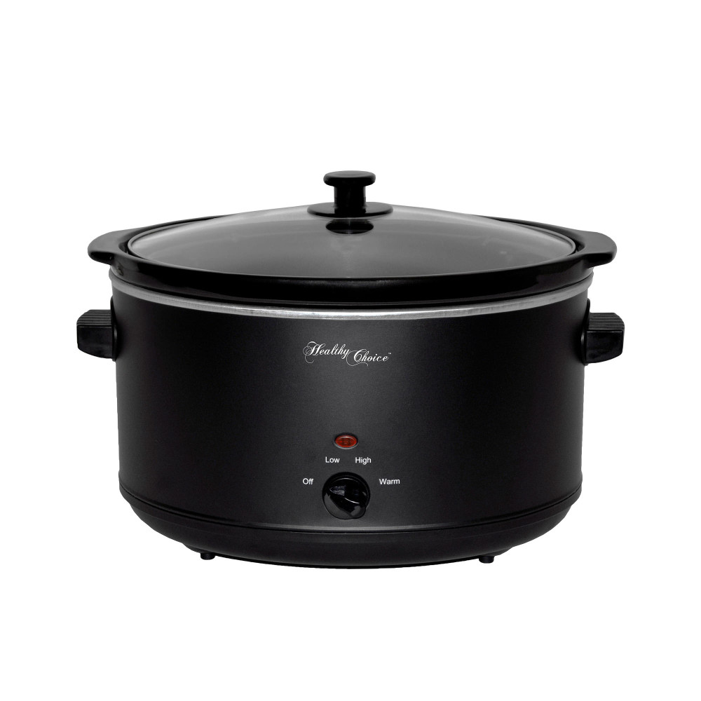 Healthy Choice Slow Cooker 8L Matte Black Kitchenware Australia