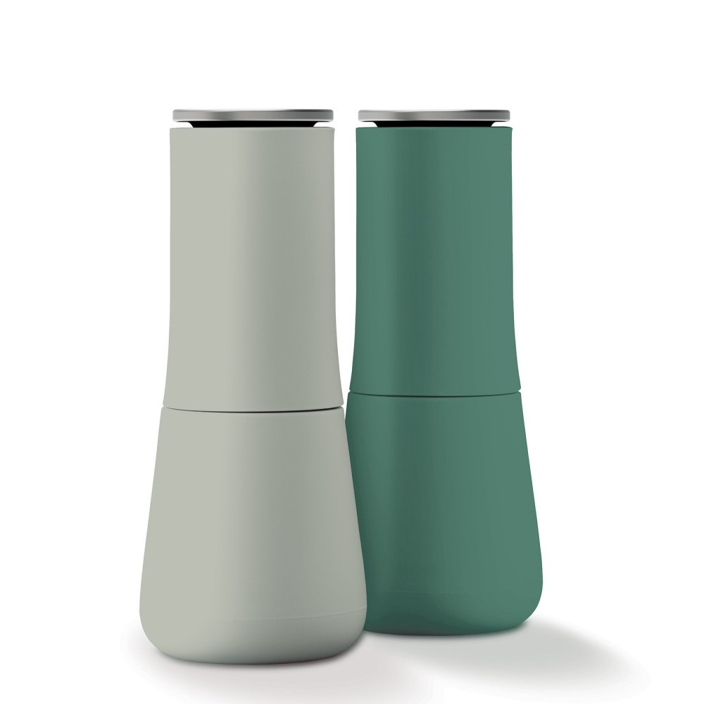 Joseph Joseph Milltop Salt and Pepper Set of 2 Editions Sage