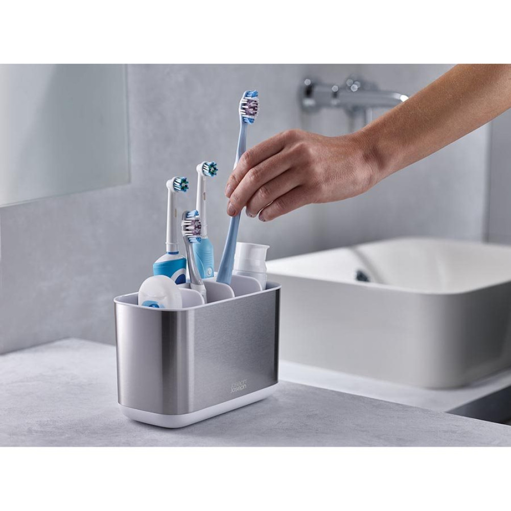 Joseph Joseph EasyStore Steel Toothbrush Caddy Large Kitchenware
