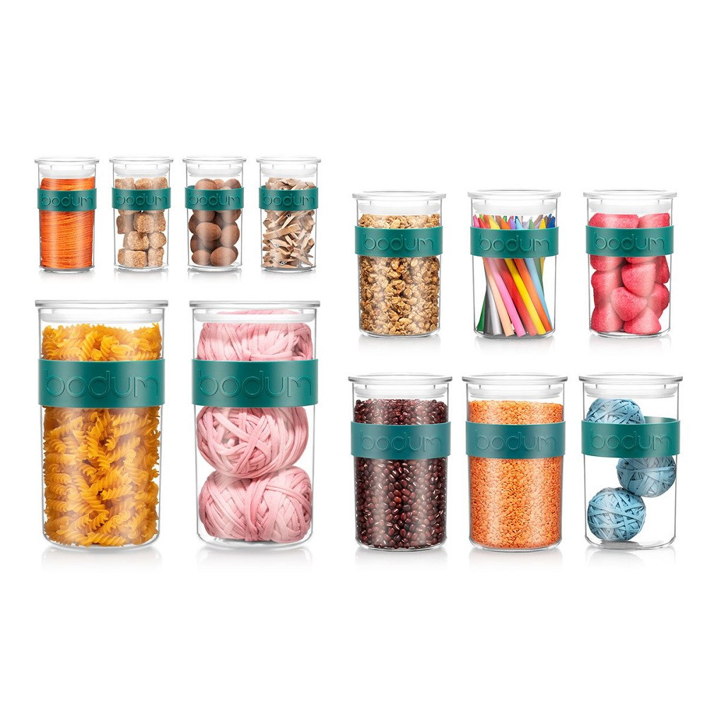 Bodum Presso Storage Jar Set of 12 Forest Kitchenware Australia