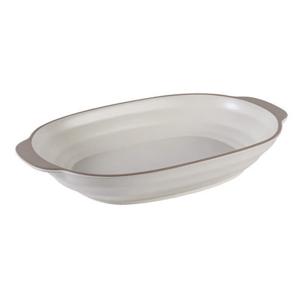 undefined | Ladelle Clyde Coconut Oval Baking Dish 37cm