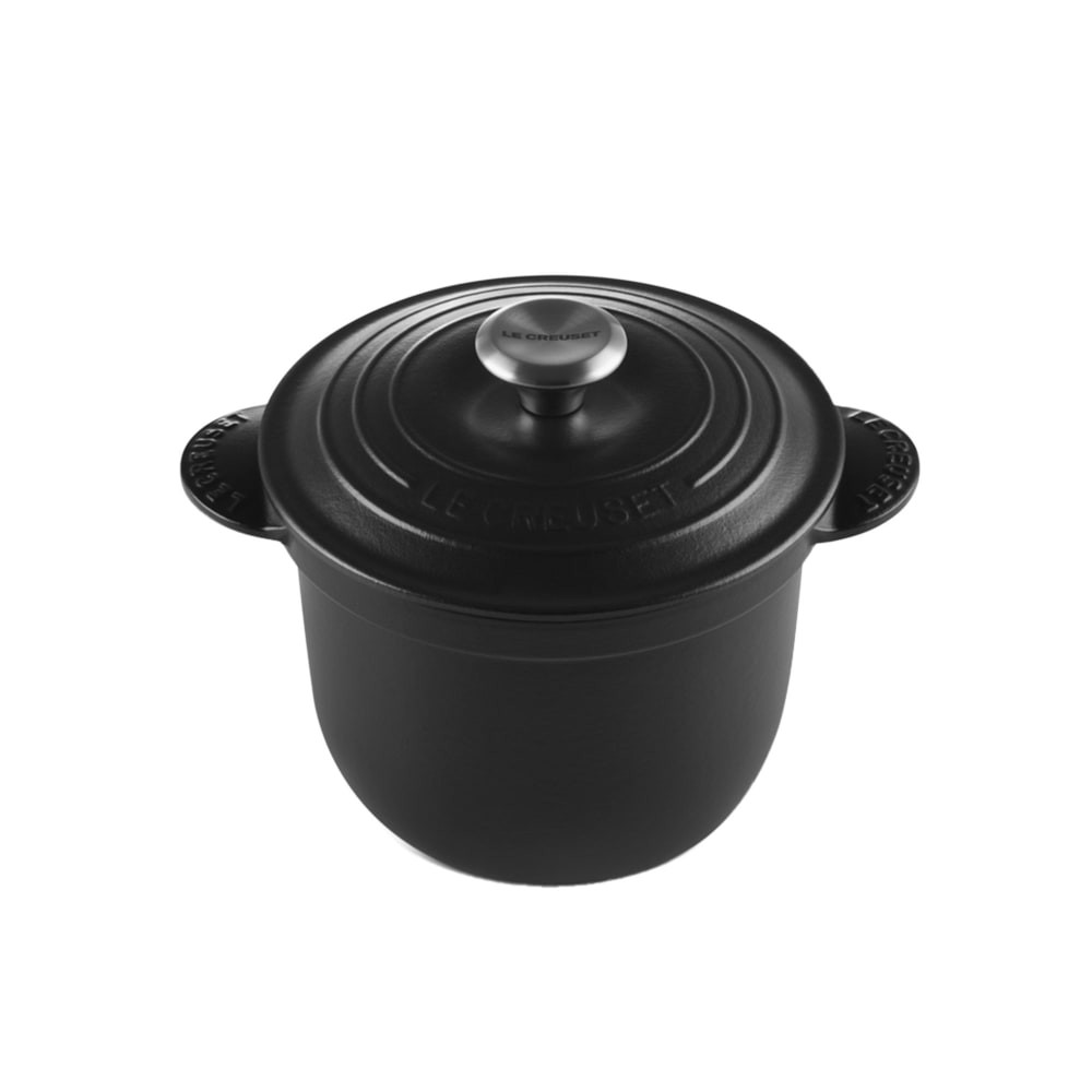 Le Creuset Cast Iron Cocotte Every 20cm Satin Black Kitchenware Australia