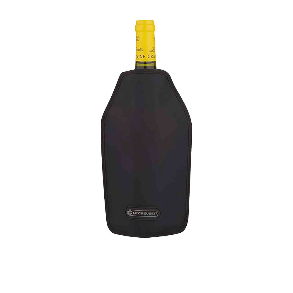 Le Creuset Wine Cooler Sleeve Black Kitchenware Australia