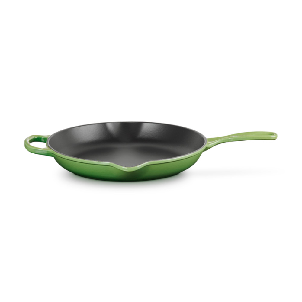 Le Creuset Signature Cast Iron Round Skillet 30cm Bamboo Green