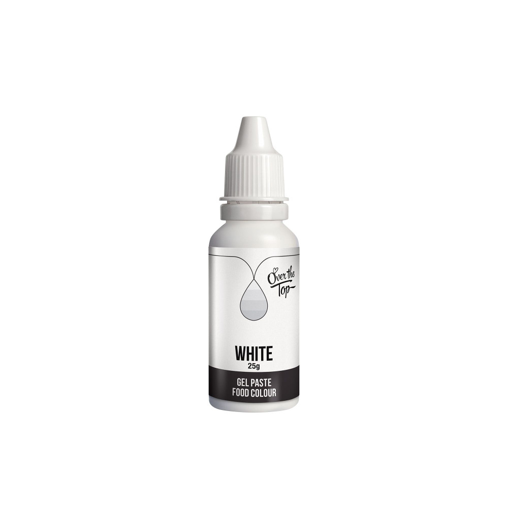 Over the Top Gel Food Colour 25ml White