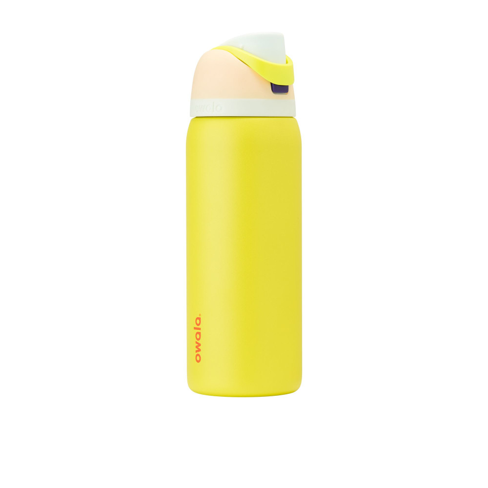 Owala FreeSip Insulated Water Bottle 946mL (32oz) Lemon Limeade