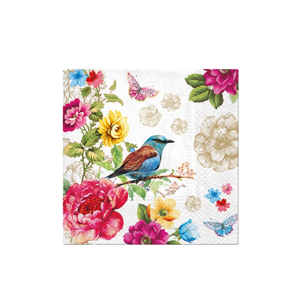 PAW Everyday 3ply Paper Napkin 20 Pack Bird of Paradise