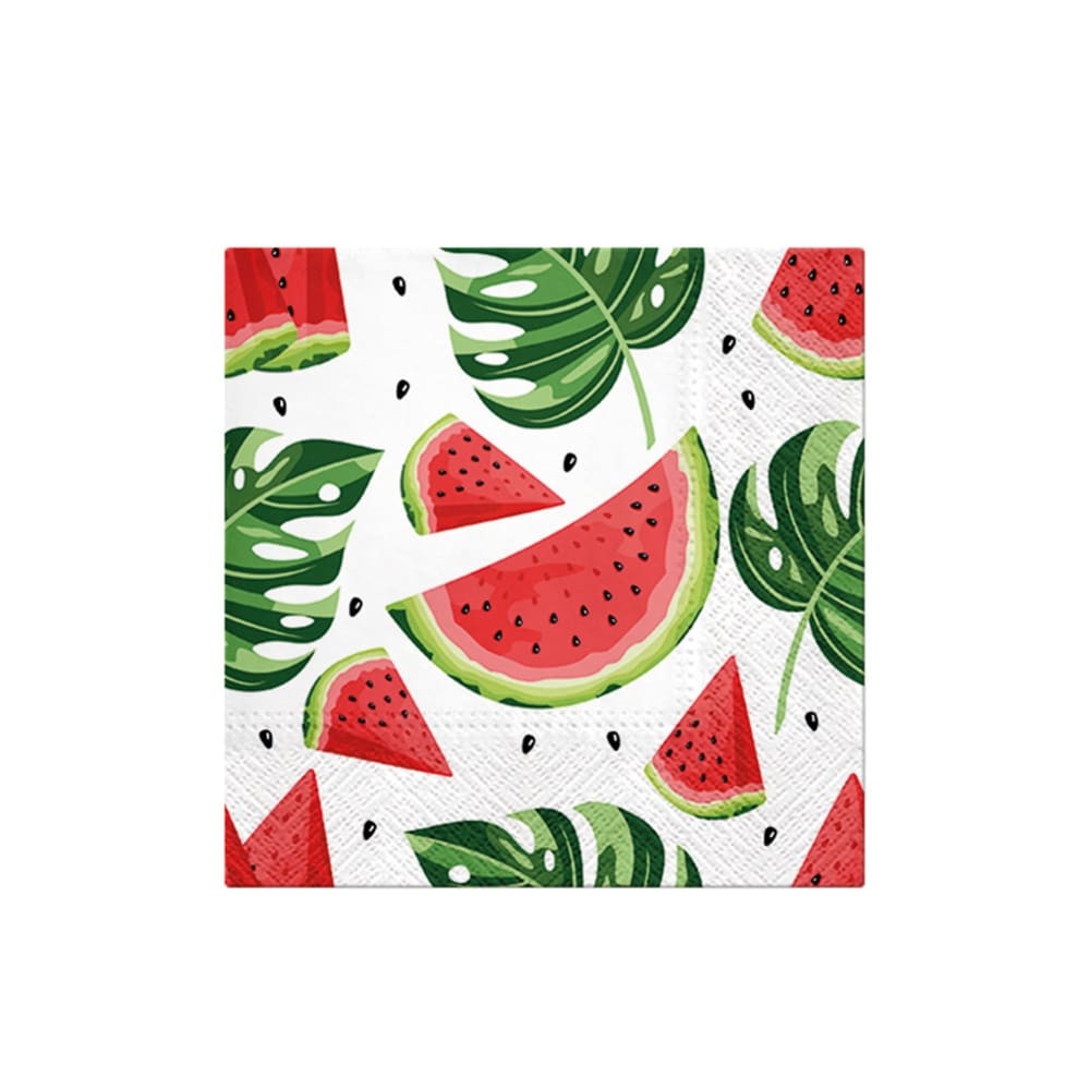 PAW Everyday 3ply Paper Napkin 20 Pack Tasty Watermelons