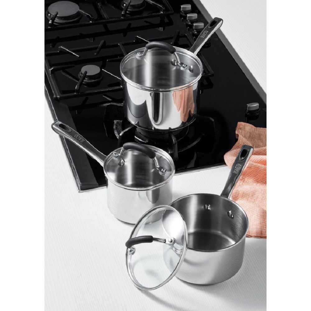 Raco Contemporary Stainless Steel 3 Piece Cookware Set Kitchenware Australia