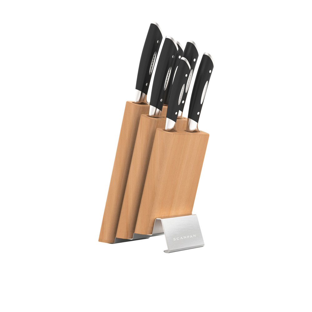 Scanpan Classic Step 7pc Knife Block Set Kitchenware Australia