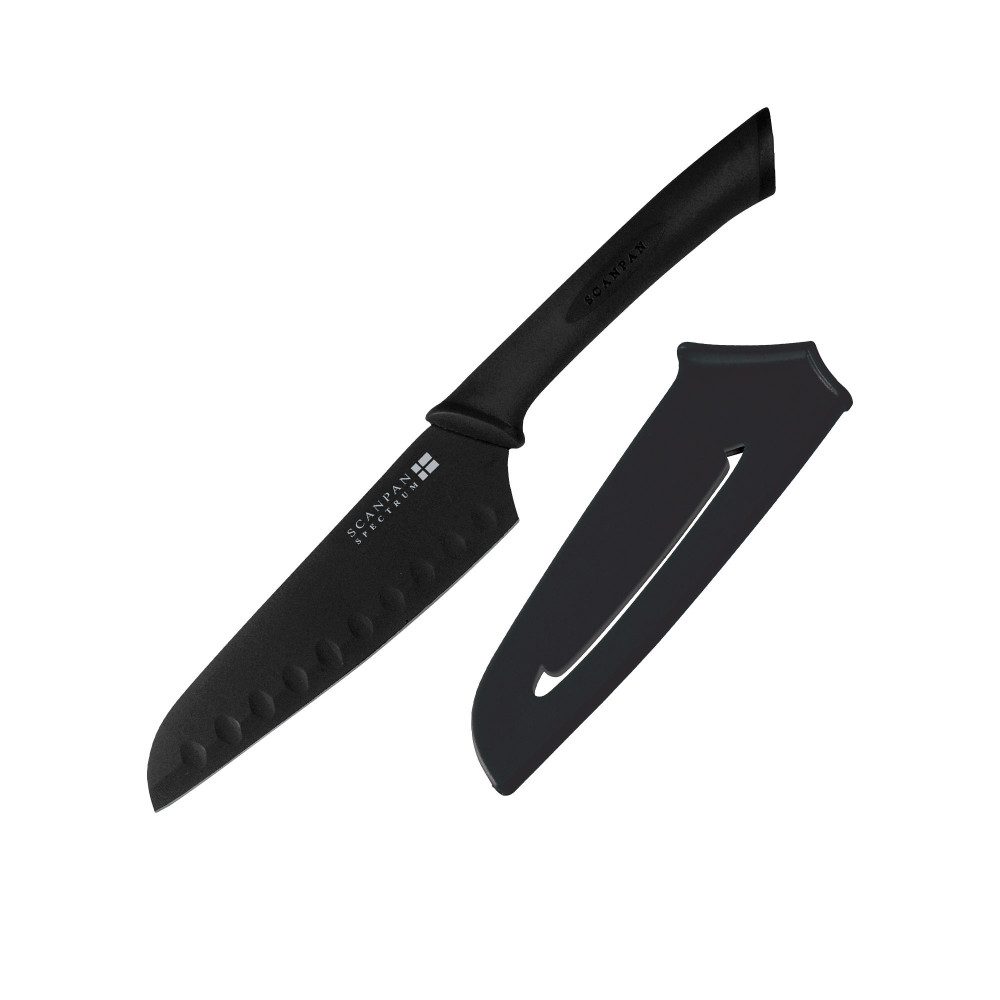 Scanpan Spectrum Soft Touch Santoku Knife 14cm Black