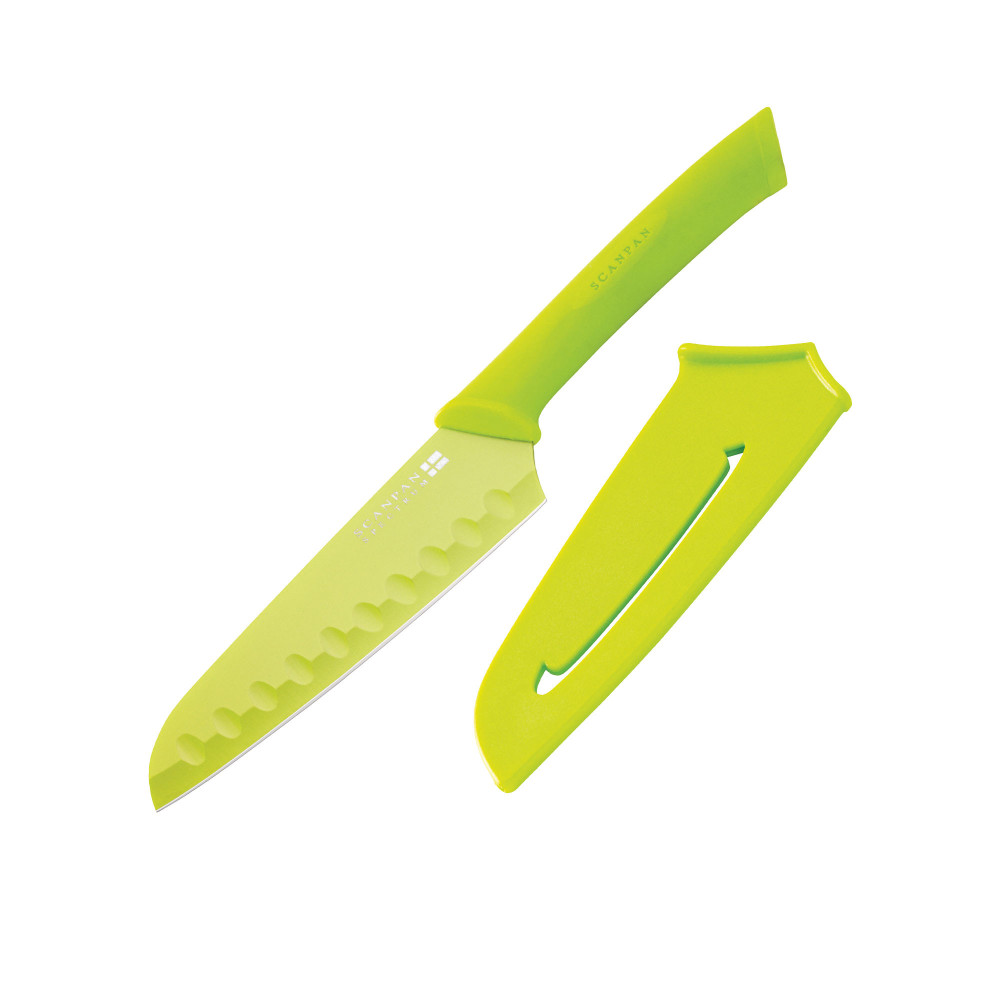 Scanpan Spectrum Soft Touch Santoku Knife 14cm Green