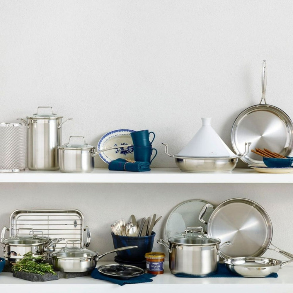 SCANPAN CTX Padella Chef 32 Cm Con Coperchio - Rivestimento Stratanium, Antiaderente - Foto 7