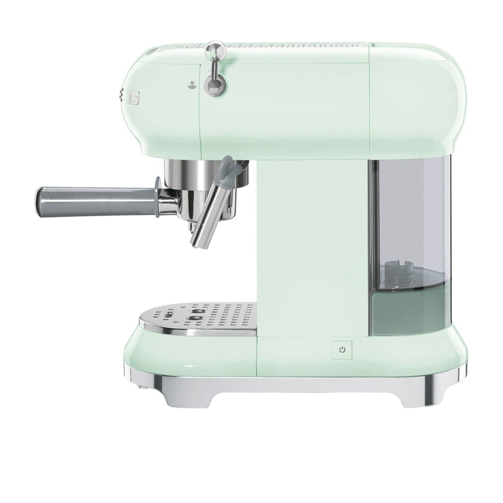 Smeg 50's Retro Style Espresso Coffee Machine Pastel Green