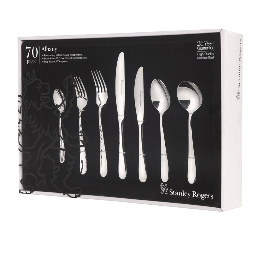 Stanley Rogers Albany Cutlery 70 Piece Set Kitchenware Australia