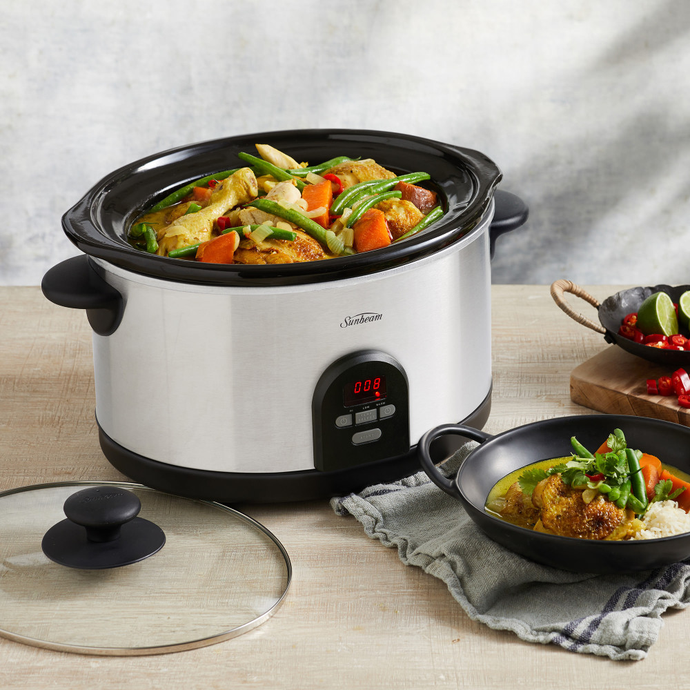 Sunbeam SecretChef HP5590 Electronic Slow Cooker 5.5L Kitchenware Australia