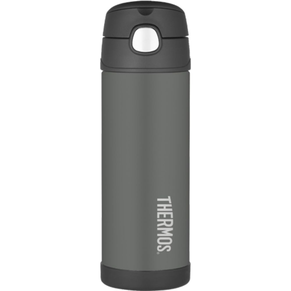 Thermos FUNtainer Insulated Drink Bottle 470ml Charcoal