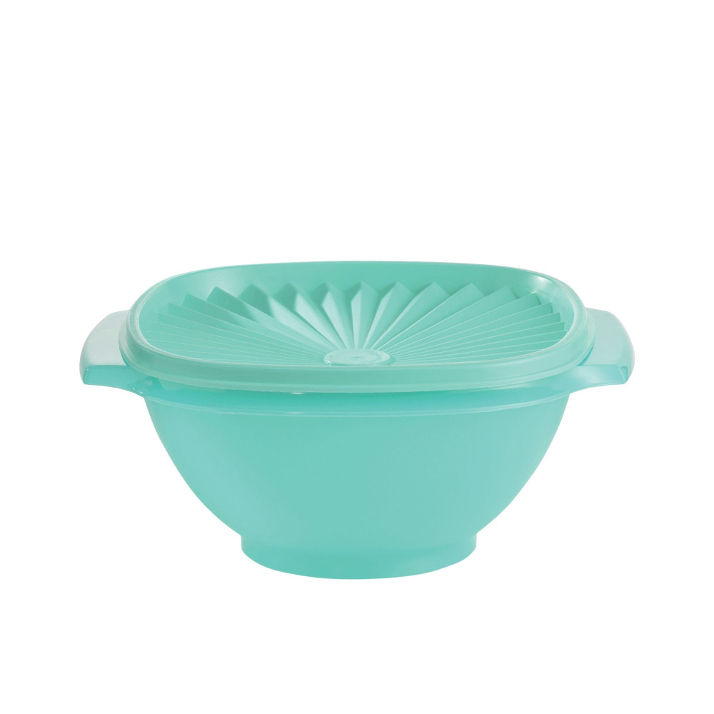 Tupperware Heritage Square Storage Bowl 1.3L Green Kitchenware Australia