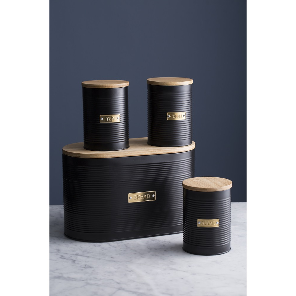 Typhoon Living Otto Bread Bin Black