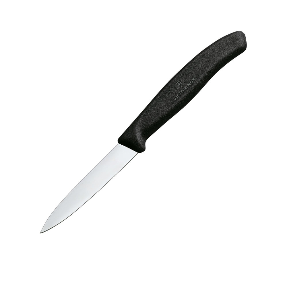 Victorinox Swiss Classic Pointed Tip Straight Paring Knife 8cm Black